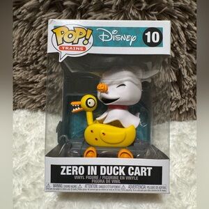 Disney Nightmare Before Christmas Funko Pop Trains Zero in Duck Cart